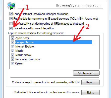 如何在Chrome浏览器集成Internet Download Manager IDM